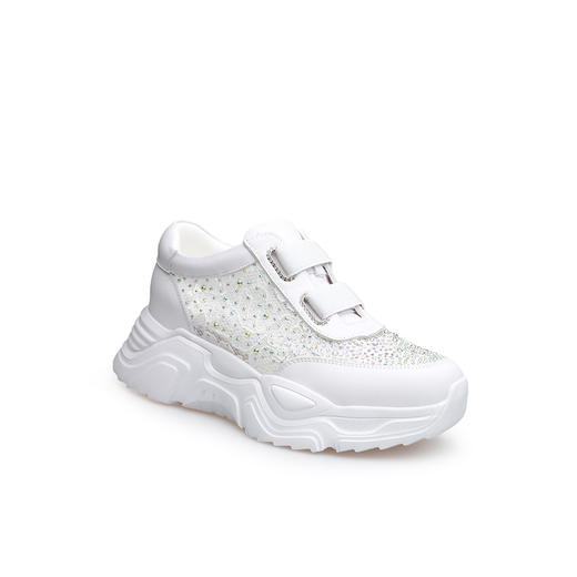 豪麟名鞋奥莱迪嘉女鞋时尚休闲鞋牛皮革/网DJXXO61WX213白色  原价1960元 商品图0