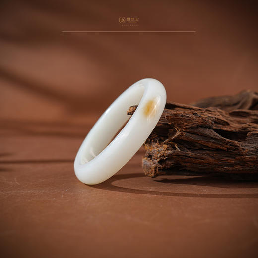 【娇妍】羊脂白玉（圈口58.5） 商品图5