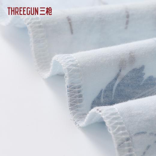 Threegun三枪 水柔棉印花V领开襟无袖女衫-T80048A01 商品图5