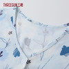 Threegun三枪 水柔棉印花V领开襟短袖女衫-T80032A01 商品缩略图9