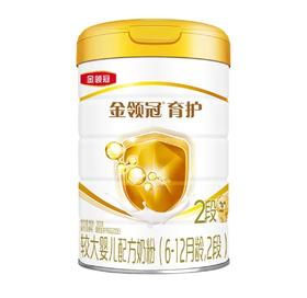 伊利金领冠育护婴儿配方奶粉2段900g一箱6桶