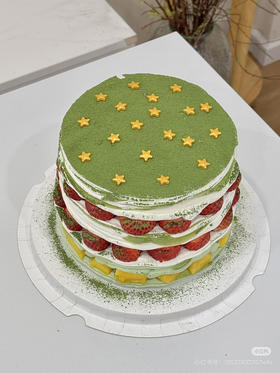 星星抹茶草莓千层