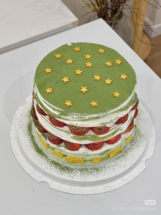 星星抹茶草莓千层 商品图0