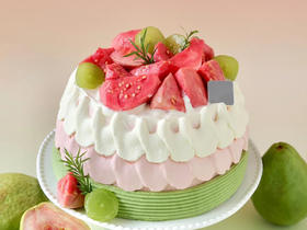 【多彩芭乐】生活需要颜色，甜美又清新--芭乐水果生日蛋糕