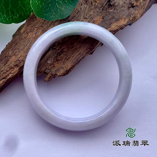 派瑞翡翠 翡翠手镯 糯种 飘花 商品图1