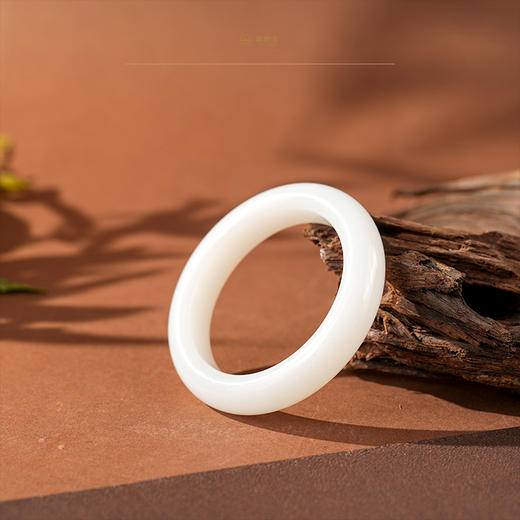 【博仙】羊脂白玉手镯（圈口53.0） 商品图3