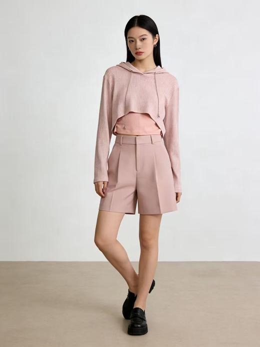 418良粉节|2026 活动爆款 品牌促➡️薄款【自营】衣周期5712（两件套）连帽针织上衣-喜出 商品图3