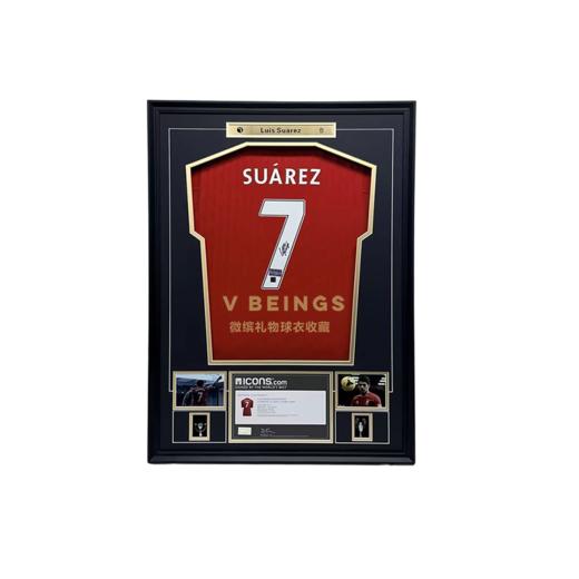 收藏系列 苏亚雷斯 利物浦队7号红色球迷版 亲笔签名球衣 商品图0
