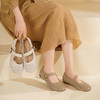 西村名物2025年夏季新款舒适平底一字带玛丽珍洞洞镂空鞋T25AH16121 商品缩略图1