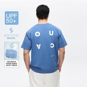 0neup凉感索罗娜防晒速干 印花短袖T恤