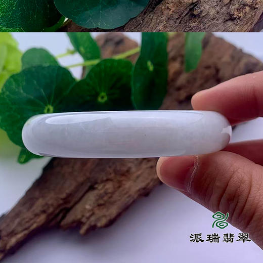 派瑞翡翠 翡翠手镯 糯种 浅紫 商品图2