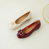 【牛皮/羊皮革】西村名物2026年春季新款舒适低跟羊皮内里内垫浅口单鞋T26AE17941 商品缩略图0