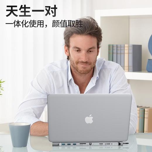 倍思 速享系列Type-C笔记本HUB十合一拓展坞 C-C3UEHVMSDC35 商品图6