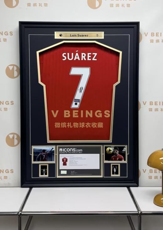 收藏系列 苏亚雷斯 利物浦队7号红色球迷版 亲笔签名球衣 商品图1