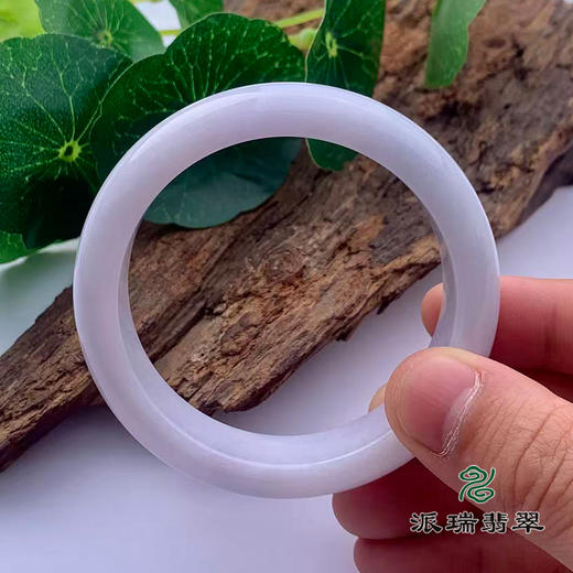 派瑞翡翠 翡翠手镯 糯种 浅紫 商品图1