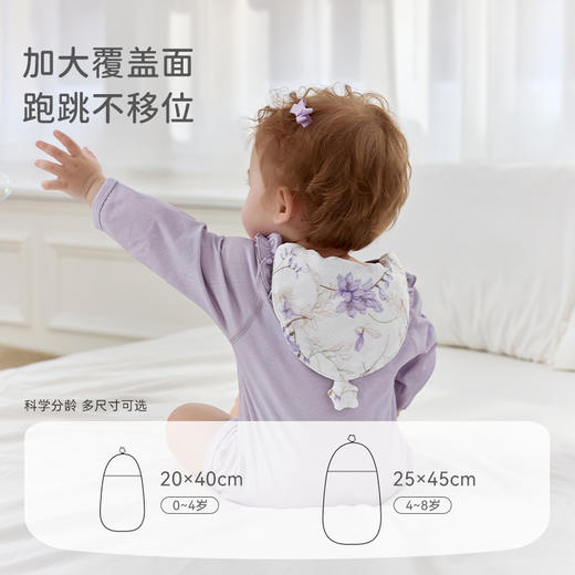 【春夏必备】ibaby×outlast太空科技恒温竹棉抑菌纱布隔汗巾（2条装） 商品图3