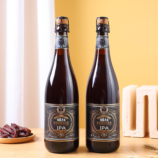 帕丁堡精酿IPA德式白啤新品臻藏大师精酿啤酒15°P麦汁浓度 臻藏大师IPA 750mL*6瓶 商品图4