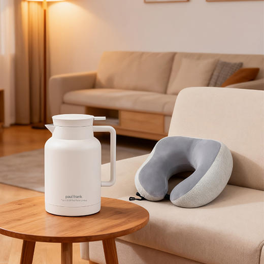 大嘴猴（Paul Frank）保温壶U型枕两件套PF3001T 商品图0