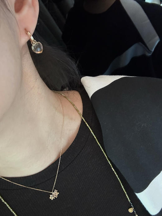 SpoiledBrat Jewelry黄紫晶耳圈 商品图1
