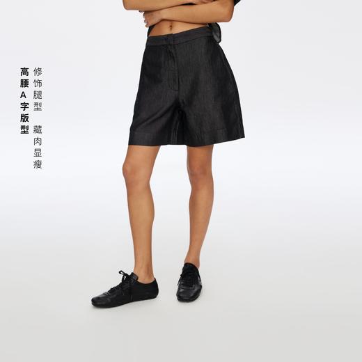 Oneup天丝超薄牛仔短裤 商品图0