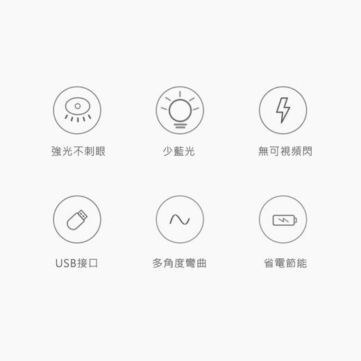 USB语音智能灯 多色转换柔光灯源 语音操控小夜灯 三档亮度 商品图1