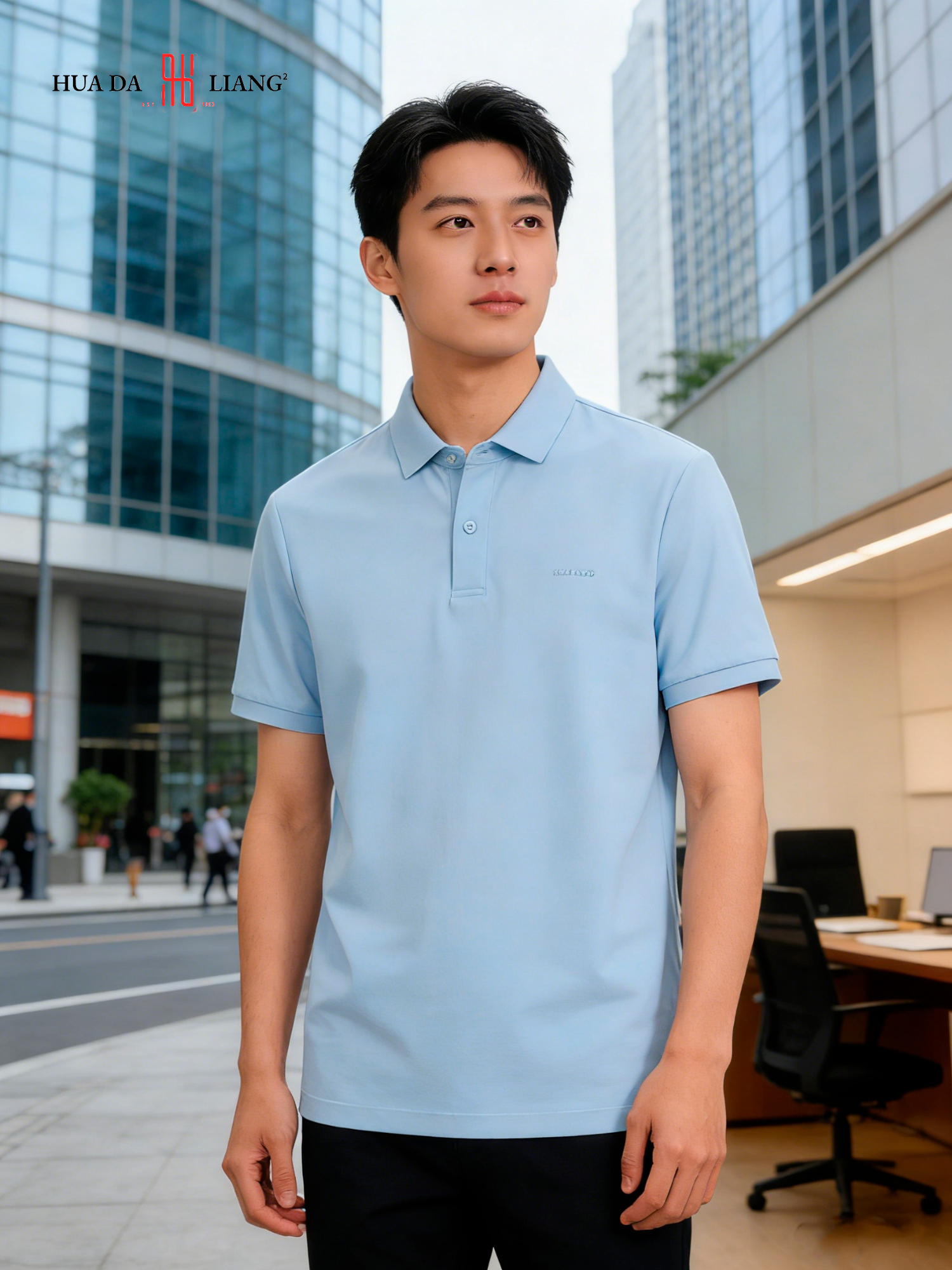 男装26春夏新品反领polo短袖T恤2219-1713