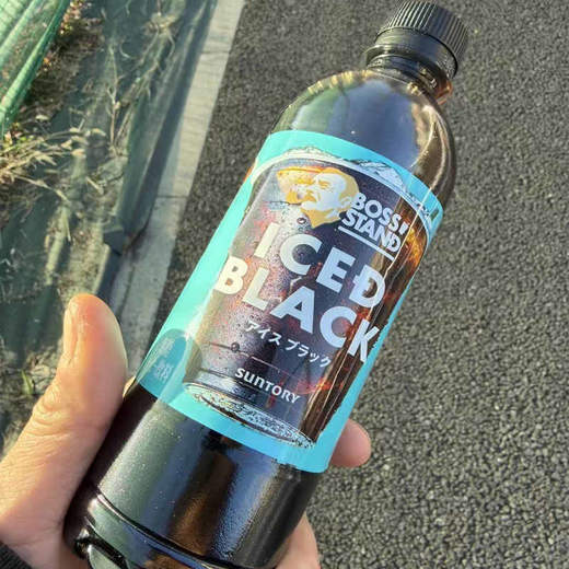 三得利老板冰爽黑咖啡饮料450ml/025789 商品图0