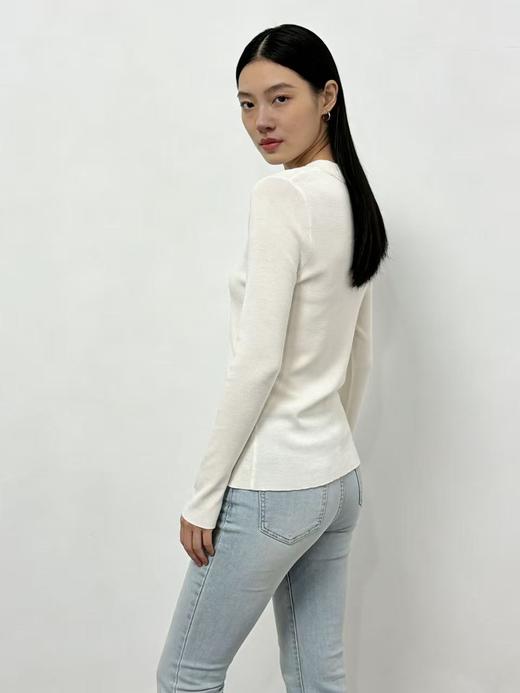 享8折优惠|五一大促羊毛衫！春薄款！品牌促➡️【自营】衣周期锦禾（10%羊毛）021修身超细羊毛绒针织上衣-喜出 商品图10