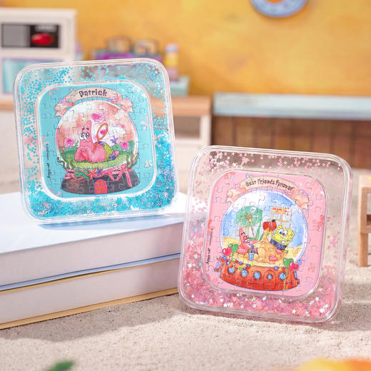 TOi图益-海绵宝宝形象授权系列-海底奇愿-相框盲盒拼图（拍6发端盒） 商品图1