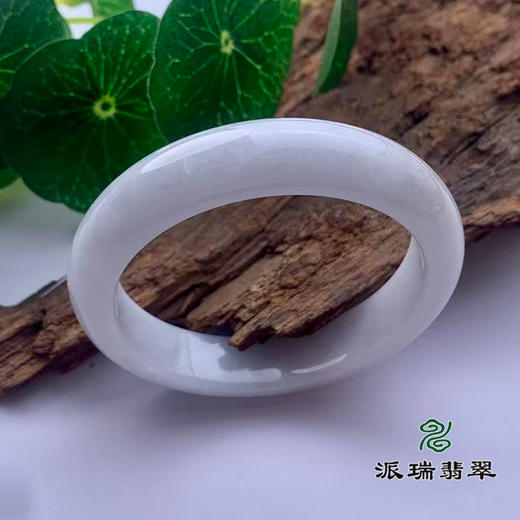 派瑞翡翠 翡翠手镯 糯种 浅紫 商品图0