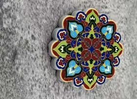 读者书店 | 浮雕立体冰箱贴-卷草石榴浮雕-遇见敦煌系列