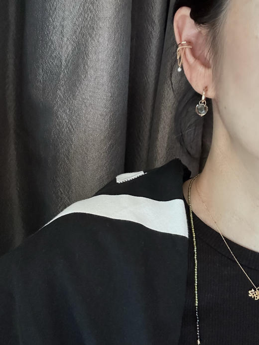 SpoiledBrat Jewelry黄紫晶耳圈 商品图5