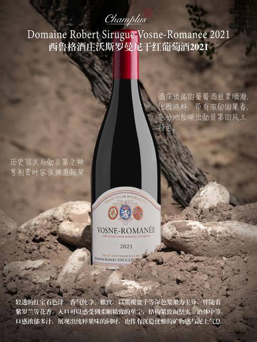 西鲁格酒庄沃斯罗曼尼干红葡萄酒2021 Domaine Robert Sirugue Vosne-Romanee 商品图0