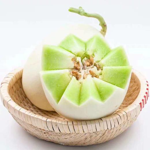 玉菇甜瓜5斤2-3个天地盖礼盒  臻选水果，产地：海南 商品图3