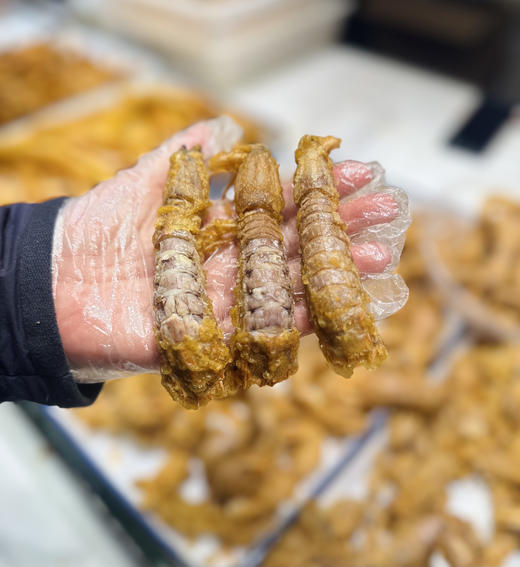 【周五到】温州南麂岛椒盐皮皮虾250克 老板娘手艺太绝，椒盐+孜然一撒，外酥里嫩，鲜到上头，一口一个停不下来，真的好吃到哭！ 商品图2