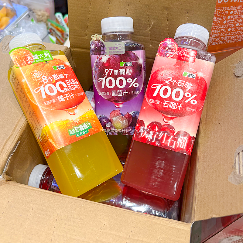 初饮100%果汁