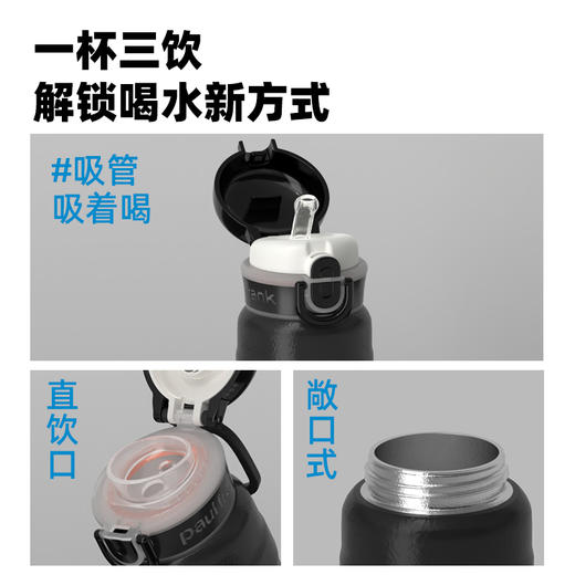 大嘴猴（Paul Frank）纯钛三饮保温杯PF910-650 商品图2
