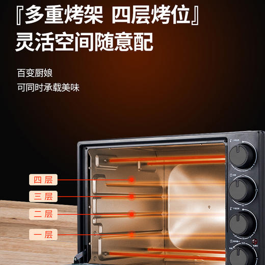 格兰仕（Galanz）电烤箱-TQH-42B 42升大容量 商品图2