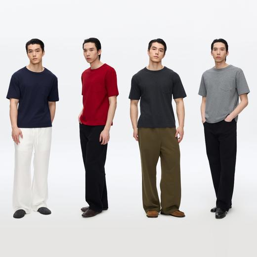 Oneup磨毛口袋短袖T恤 商品图4