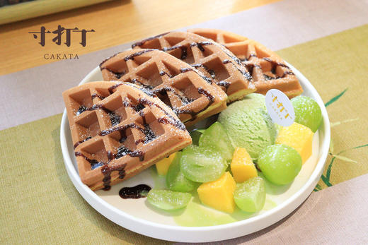 水果冰淇淋华夫饼（仅堂食） 商品图0