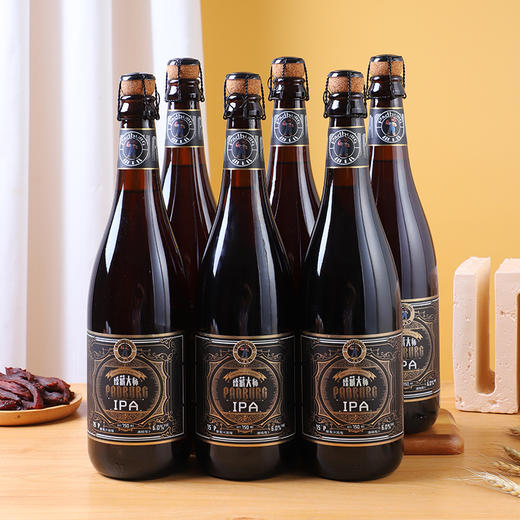 帕丁堡精酿IPA德式白啤新品臻藏大师精酿啤酒15°P麦汁浓度 臻藏大师IPA 750mL*6瓶 商品图2