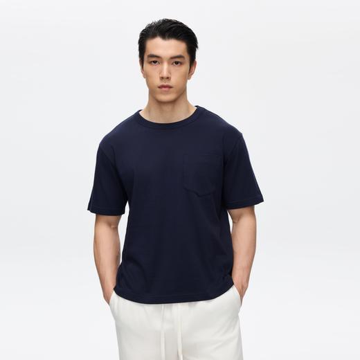 Oneup磨毛口袋短袖T恤 商品图1