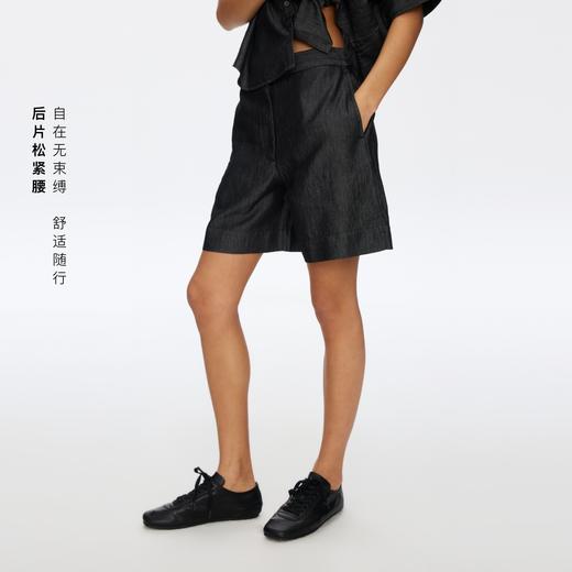 Oneup天丝超薄牛仔短裤 商品图1