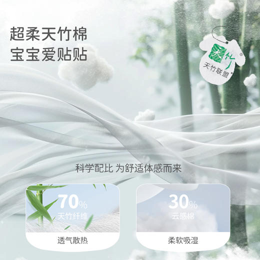 【春夏必备】ibaby×outlast太空科技恒温竹棉抑菌纱布隔汗巾（2条装） 商品图1