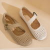 西村名物2025年夏季新款舒适平底一字带玛丽珍洞洞镂空鞋T25AH16121 商品缩略图0