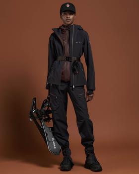MK Moncler Grenoble Fex连帽配腰带户外夹克 三层平纹GORE-TEX织物制成