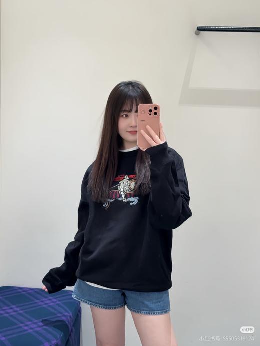 现货 BUR彩马刺绣卫衣..就几件.. 毛圈的，正好现在穿. 商品图1