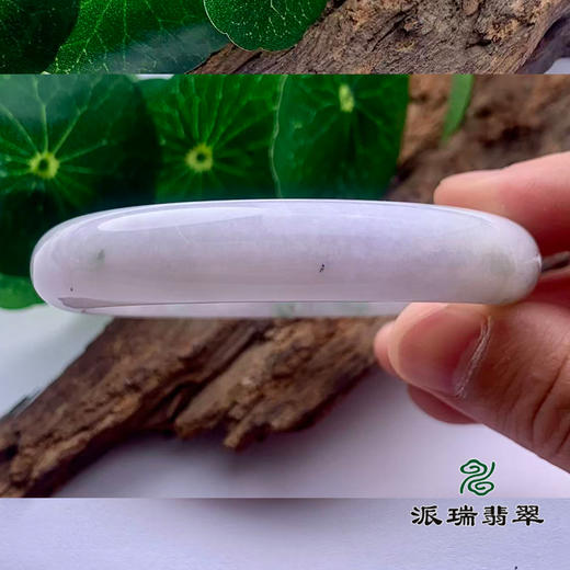 派瑞翡翠 翡翠手镯 糯种 飘花 商品图2