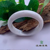 派瑞翡翠 翡翠手镯 糯种 白色 商品缩略图0