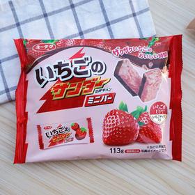 【踏青小食】有乐制果草莓味巧克力制品110g/045599